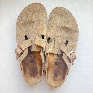 Taupe Birkenstock Clogs
